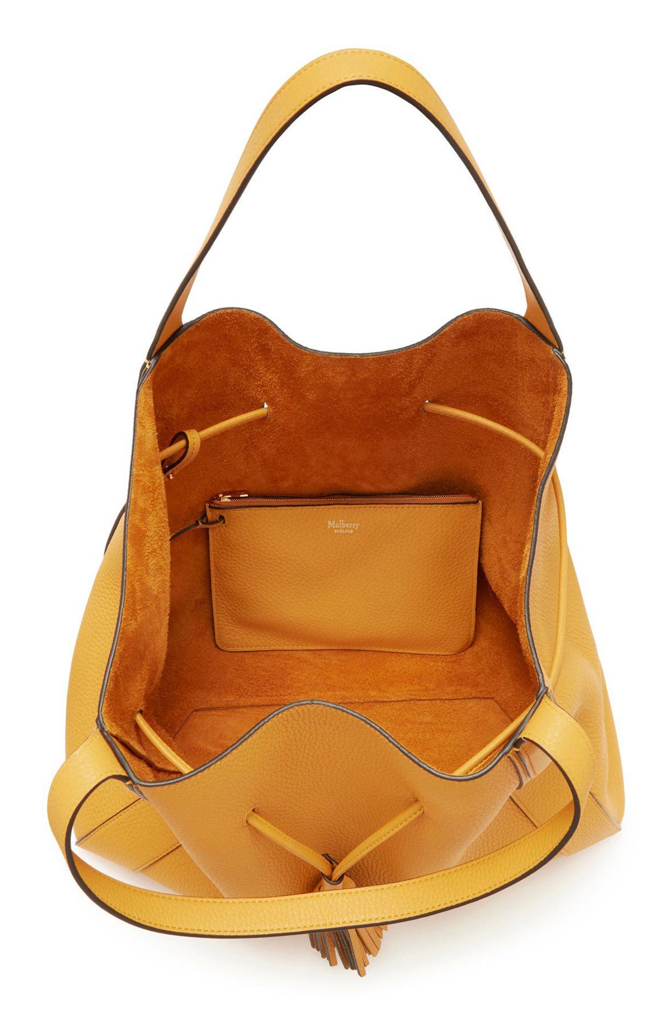 Millie Leather Tote, Alternate, color, DEEP AMBER