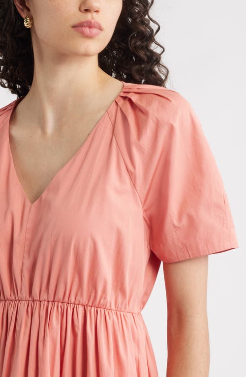 Nordstrom Tiered Minidress In Orange