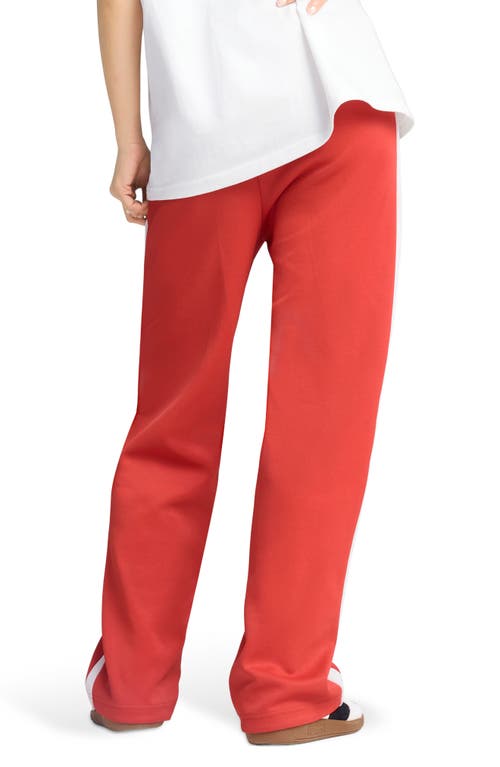 Puma T7 Always On Straight Leg Track Pants In Red Fire