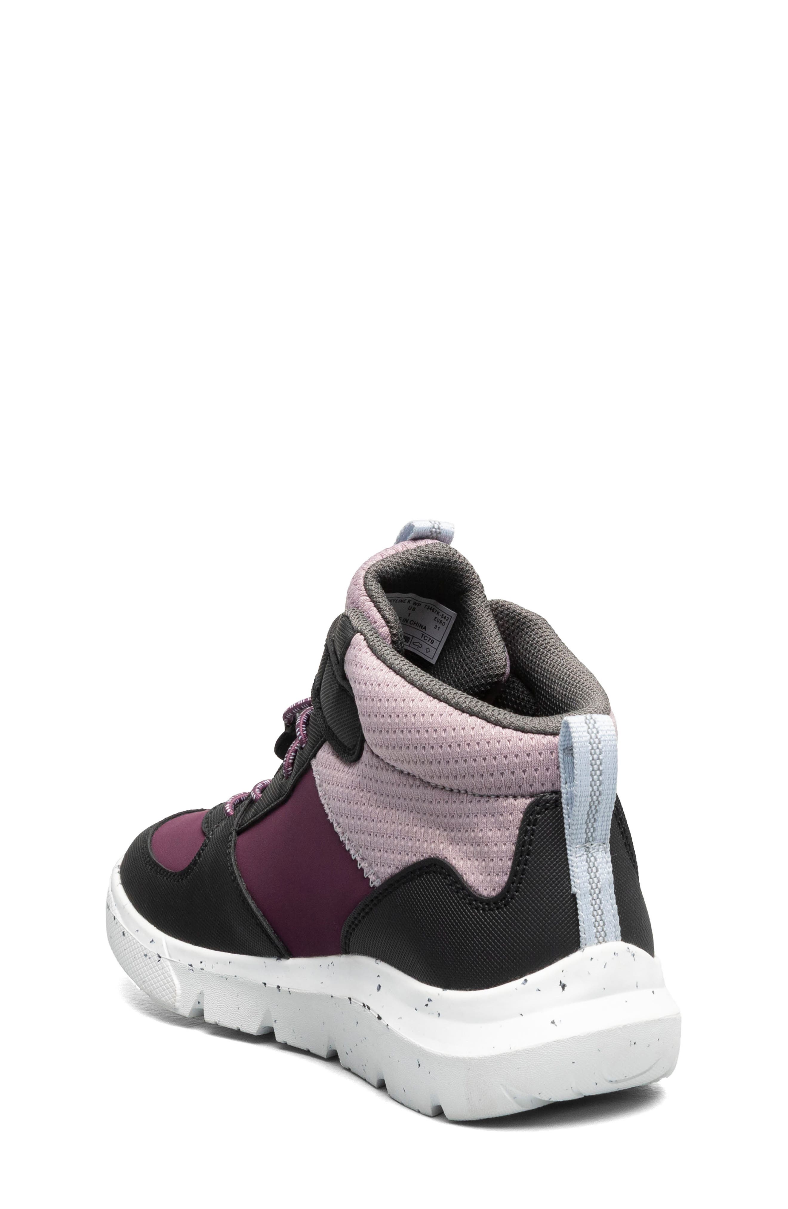 Bogs Skyline Kicker Waterproof High Top Sneaker, Alternate, color, Purple