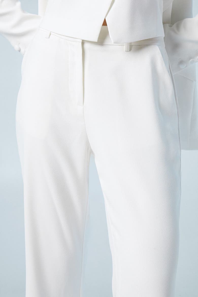 Premium Flare Bridal Trousers, Alternate, color, Ivory