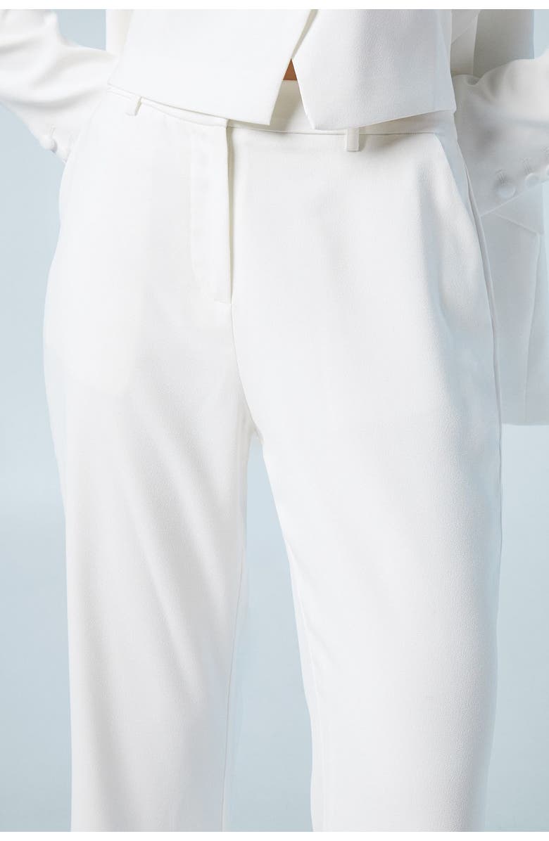 Coast Premium Flare Bridal Trousers, Alternate, color, Ivory