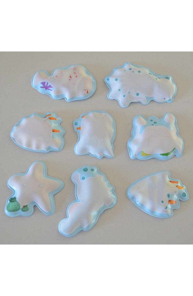 Buddy & Barney Bath Time Fishing Fun, Color Changing Animal Sticker Kids 12mo+, Alternate, color, Multicolored