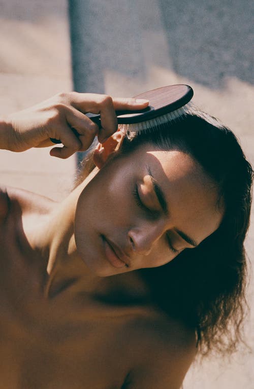 Bur Bur The Mini Mermaid Brush Essential Boar Bristle Brush In Brown