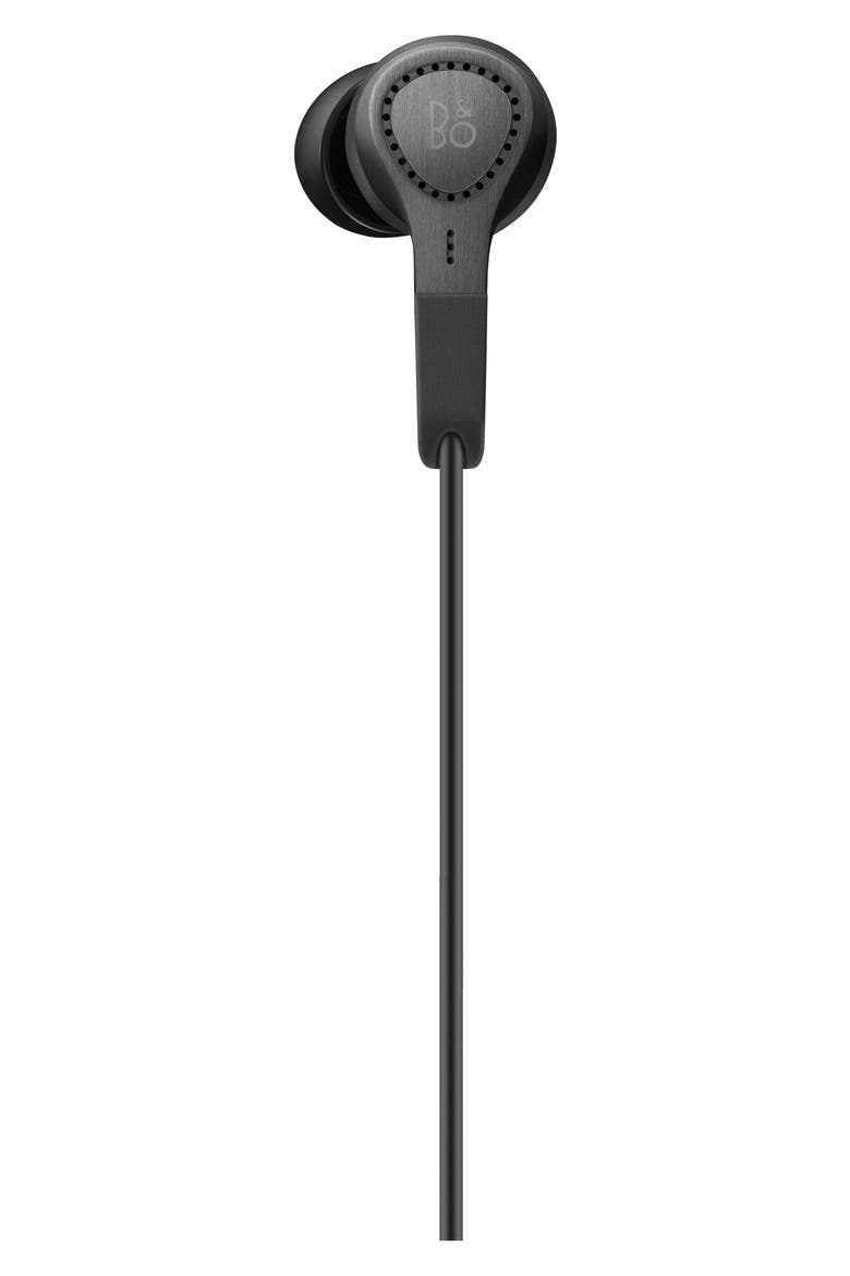 B&O PLAY E4 Noise Canceling In-Ear Headphones, Main, color, BLACK