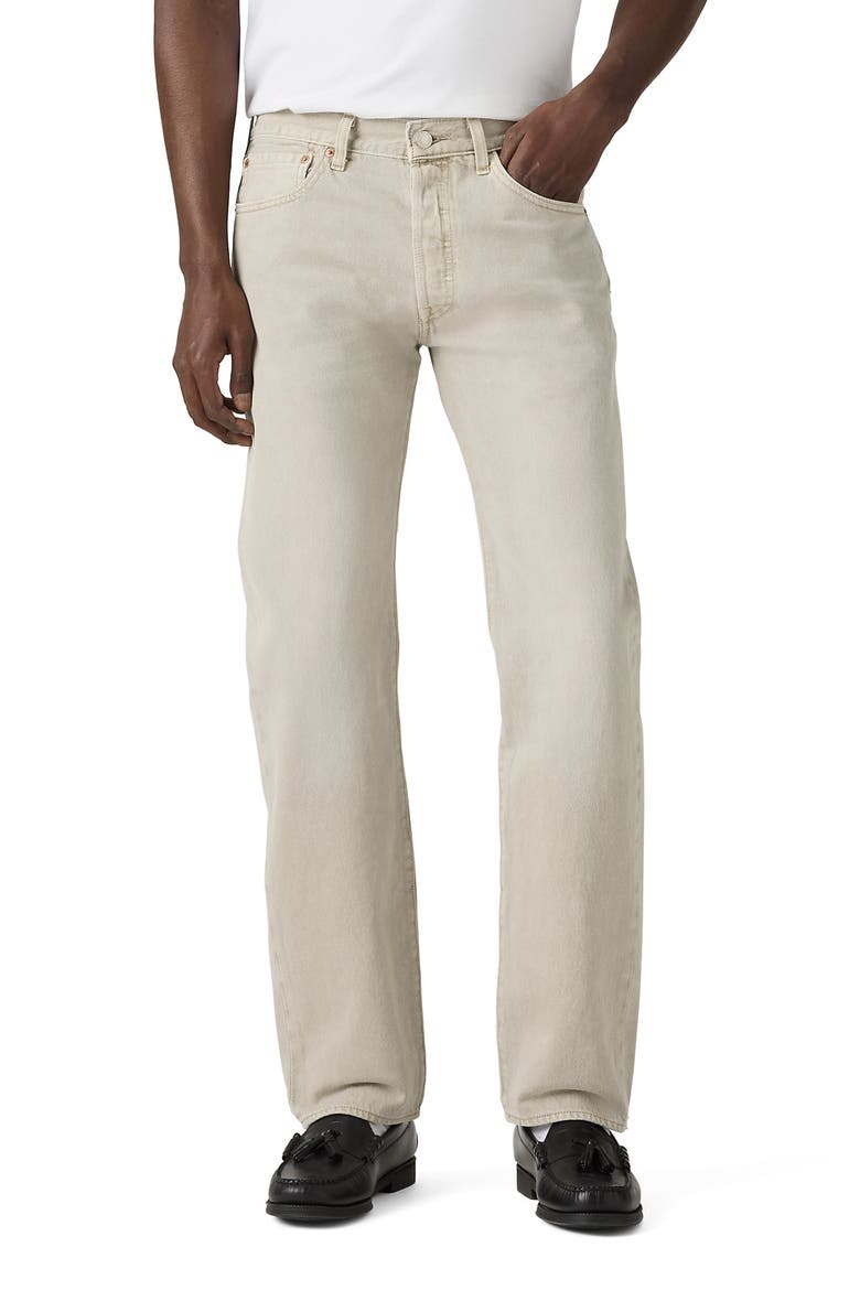 501® Original Straight Leg Jeans, Main, color, LENNOX SUN GD