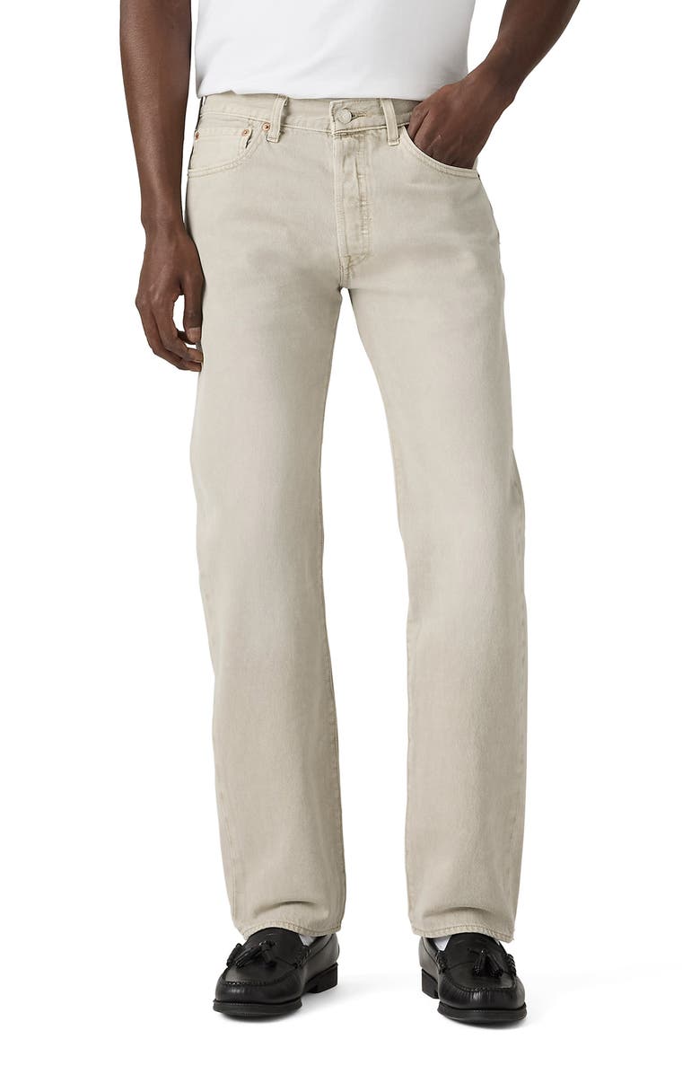 Levi's 501<sup>®</sup> Original Straight Leg Jeans, Main, color, Lennox Sun Gd