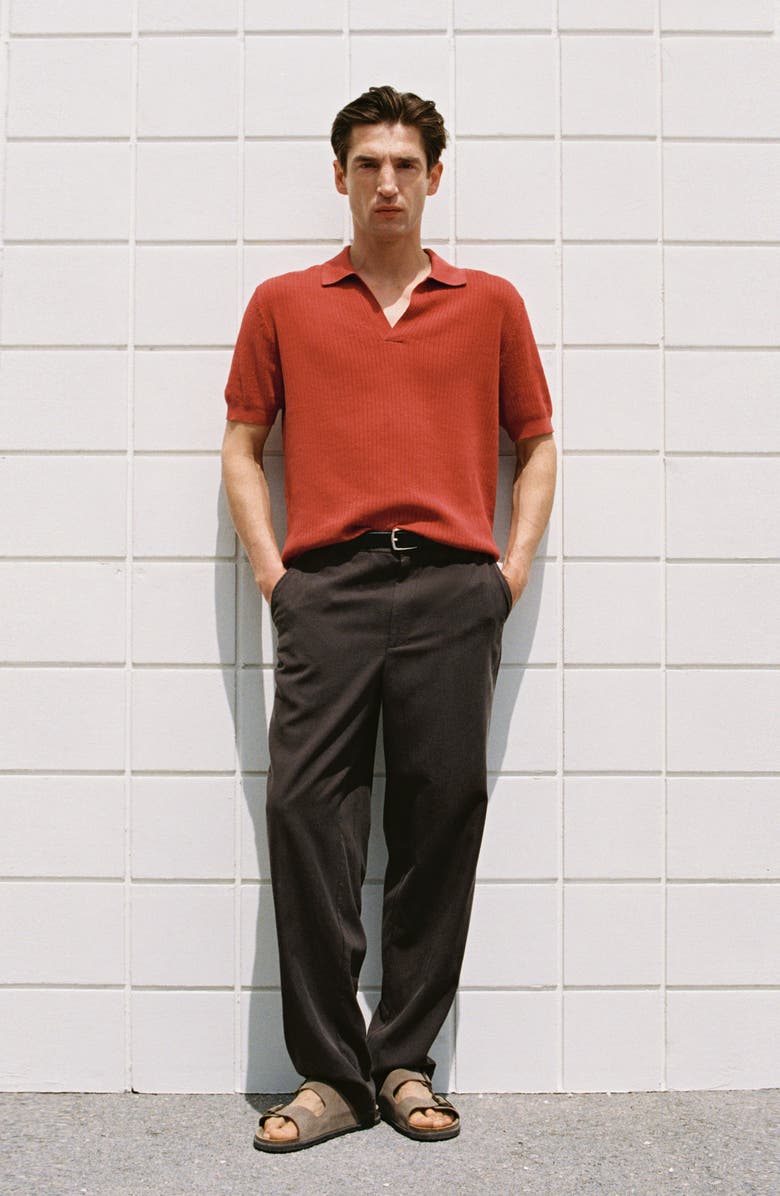 MANGO Straight Leg Pants, Alternate, color, 