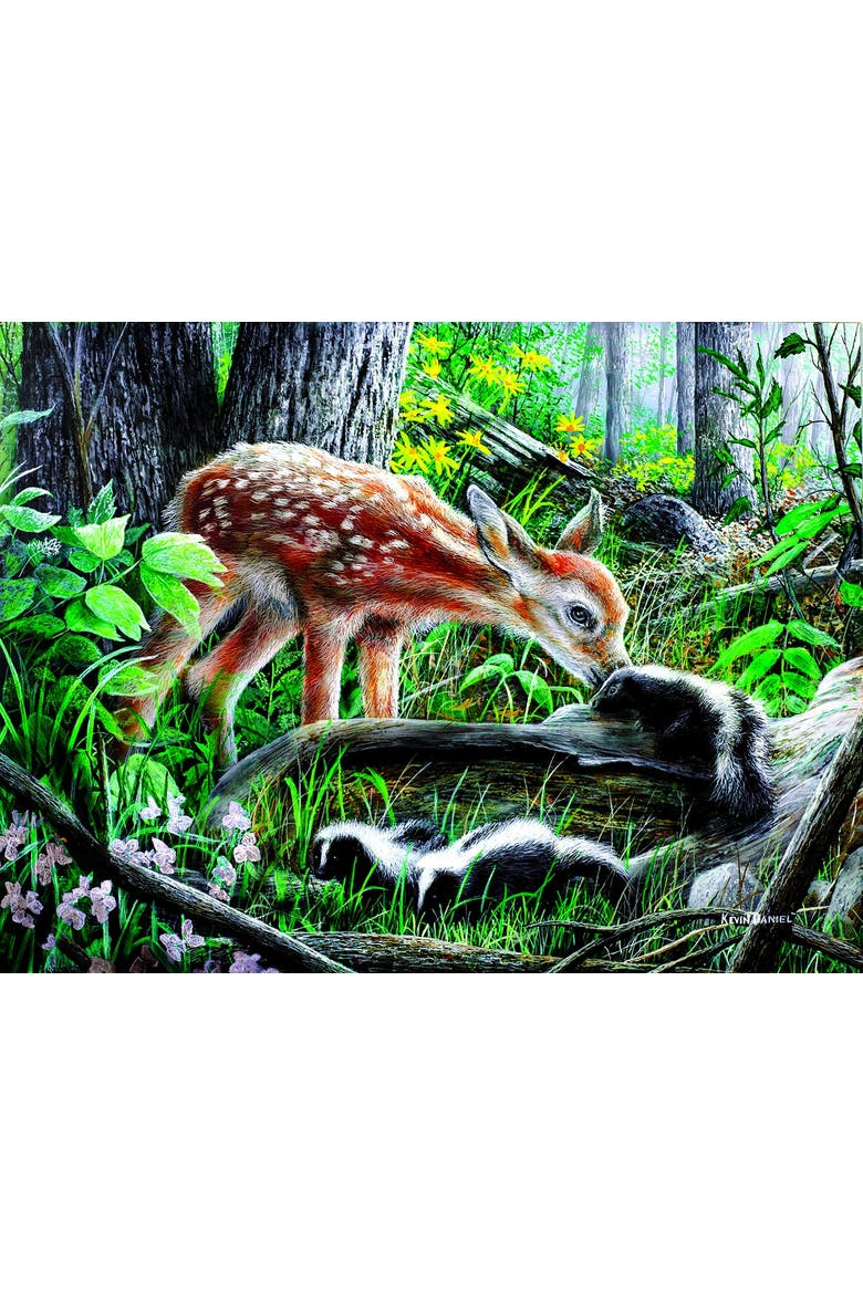 Friends of the Forest 500 piece Jigsaw Puzzle for Adults, Alternate, color, Multicolor