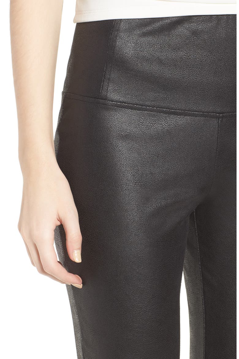 Wide Waist Biker Leggings, Alternate, color, BLACK CAVIAR