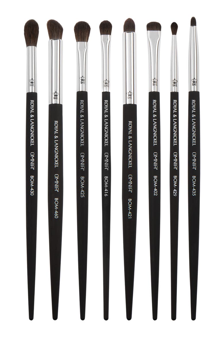 Pro Deluxe Blending Makeup Brush Set, Main, color, Black