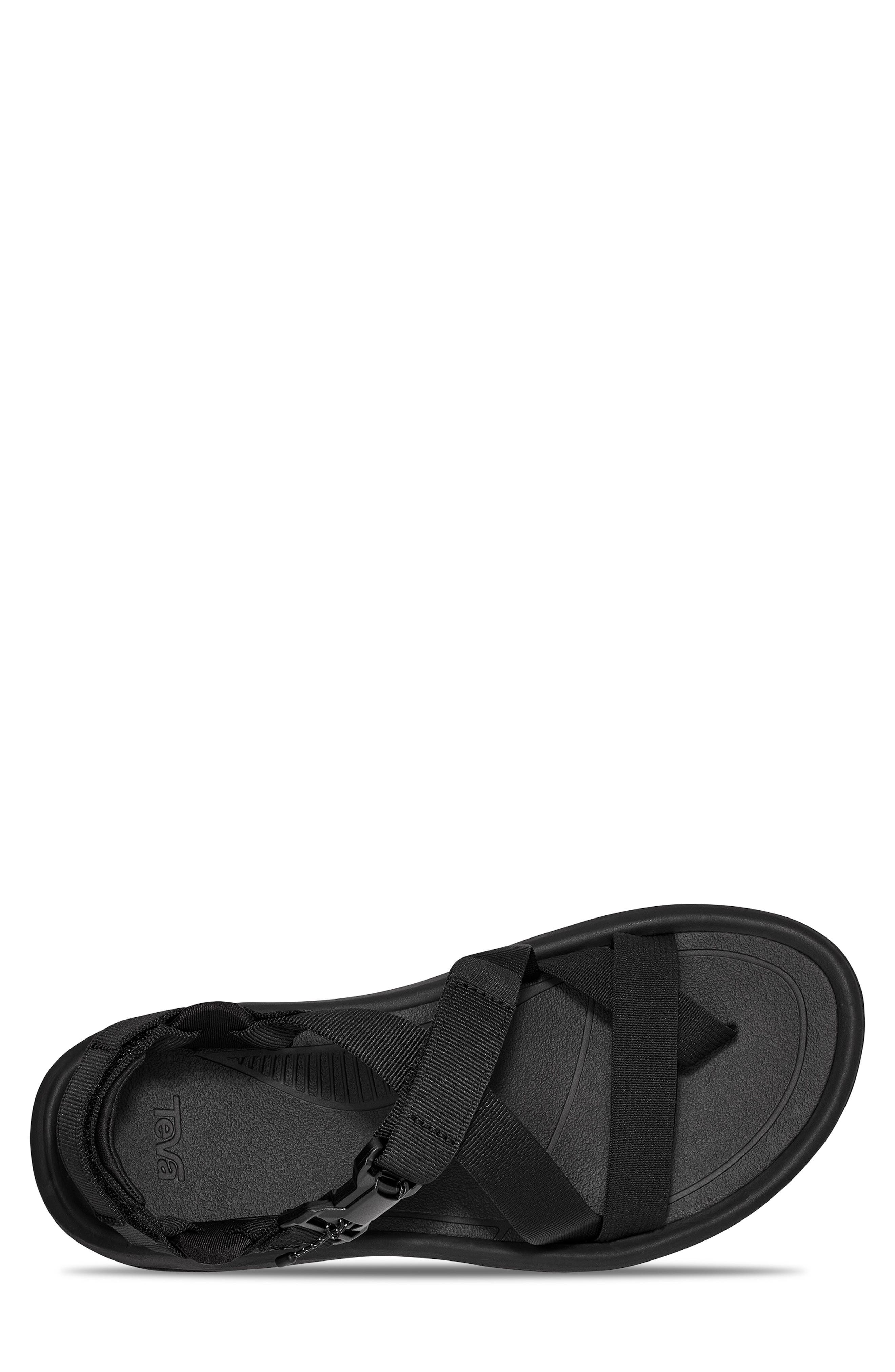 Teva Hurricane Terra Dactyl Sandal, Alternate, color, Black/ Black