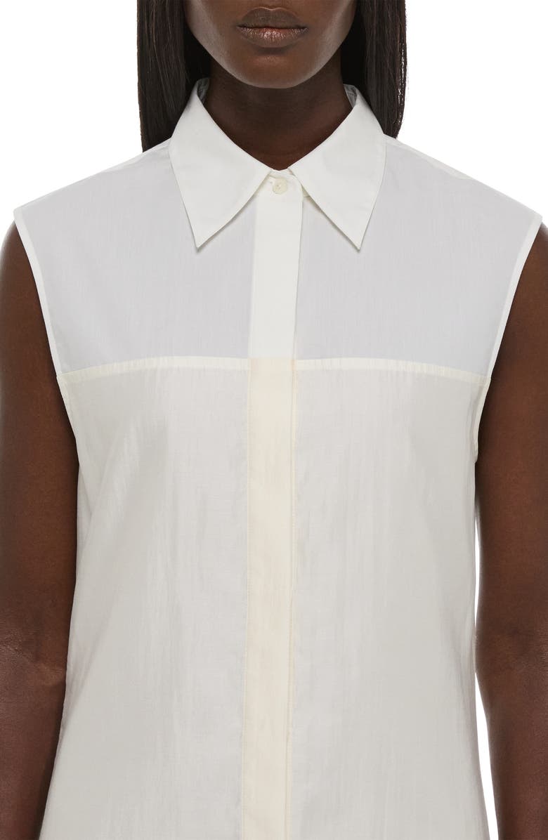 Helmut Lang Sleeveless Shirtdress, Alternate, color, 
