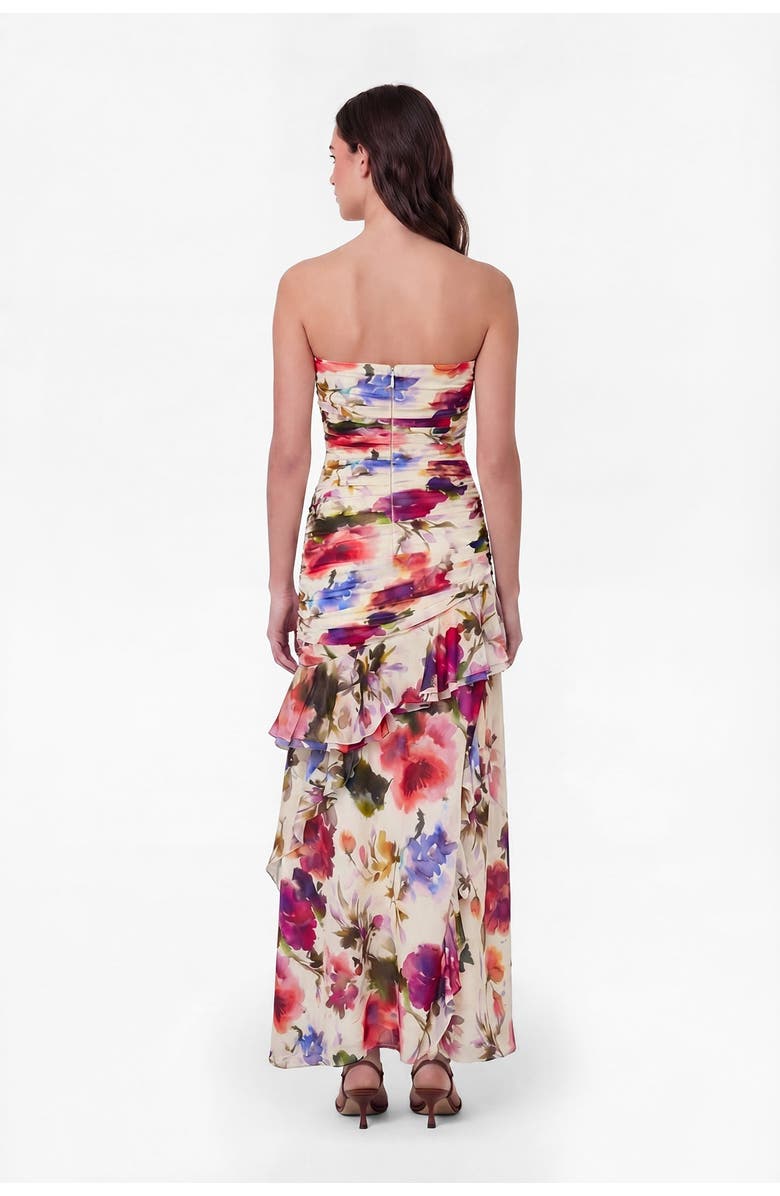 NICHOLAS Viola Print Dress, Alternate, color, Watercolor Flora