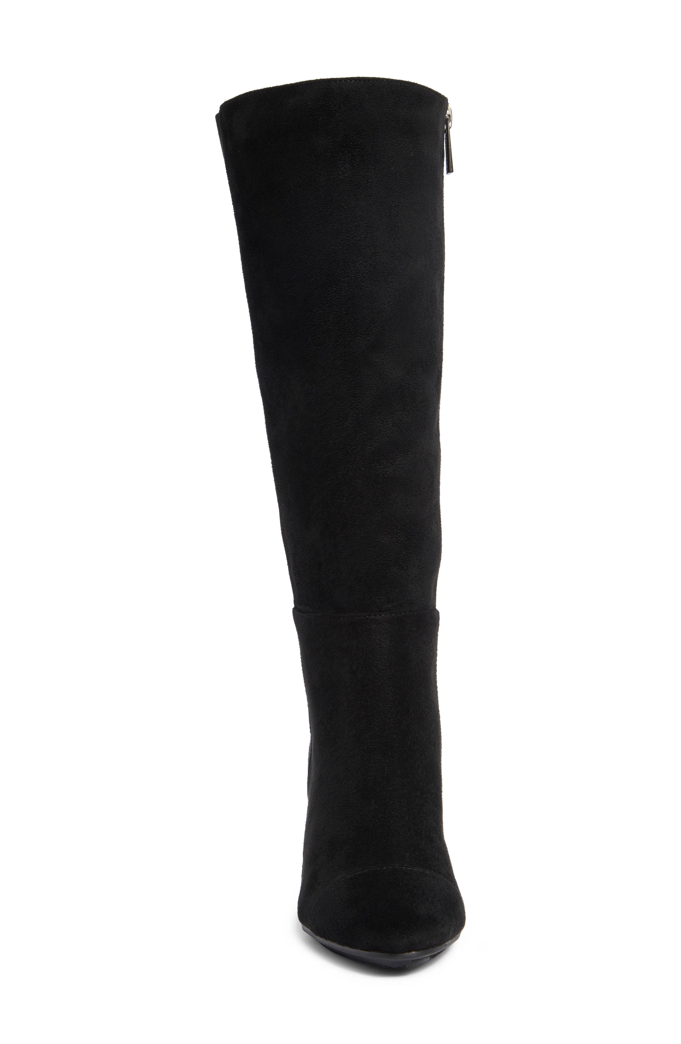 Anne Klein Serafina Cap Toe Tall Boot, Alternate, color, Black