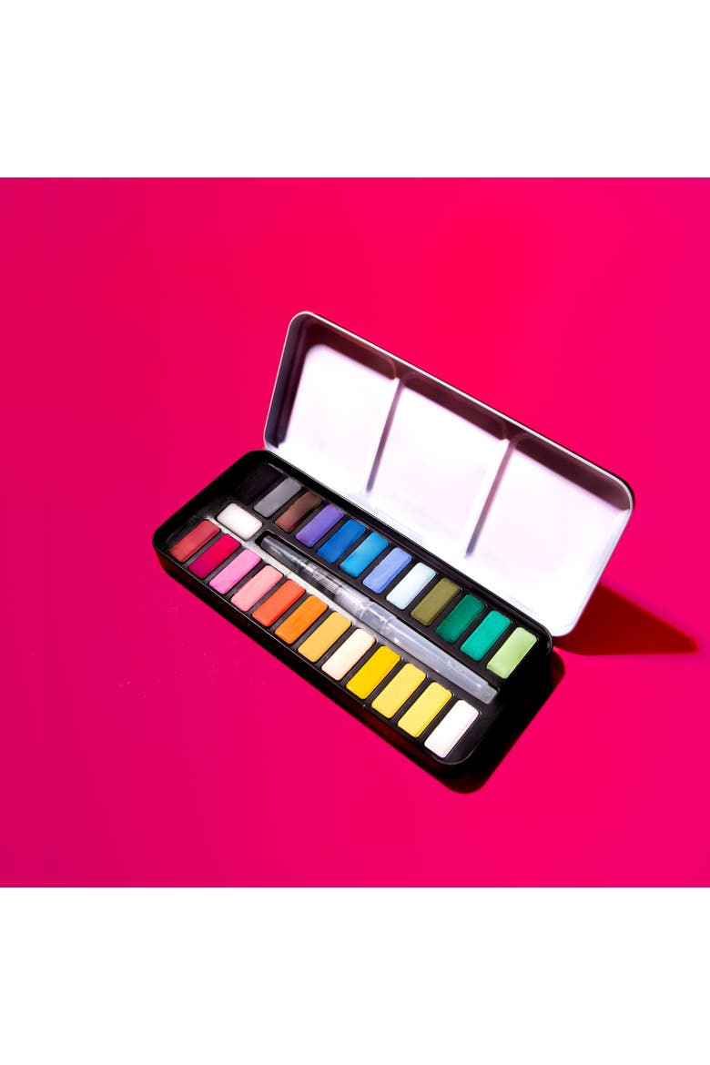 Watercolor Paint kit, Alternate, color, Black
