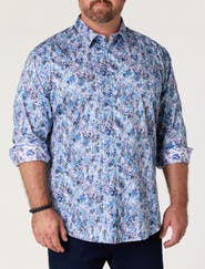 Robert Graham DXL Big & Tall Paisley Floral Sport Shirt