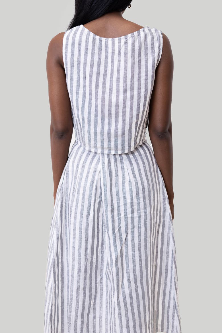 Breezy Linen Summer Set, Alternate, color, Striped Linen