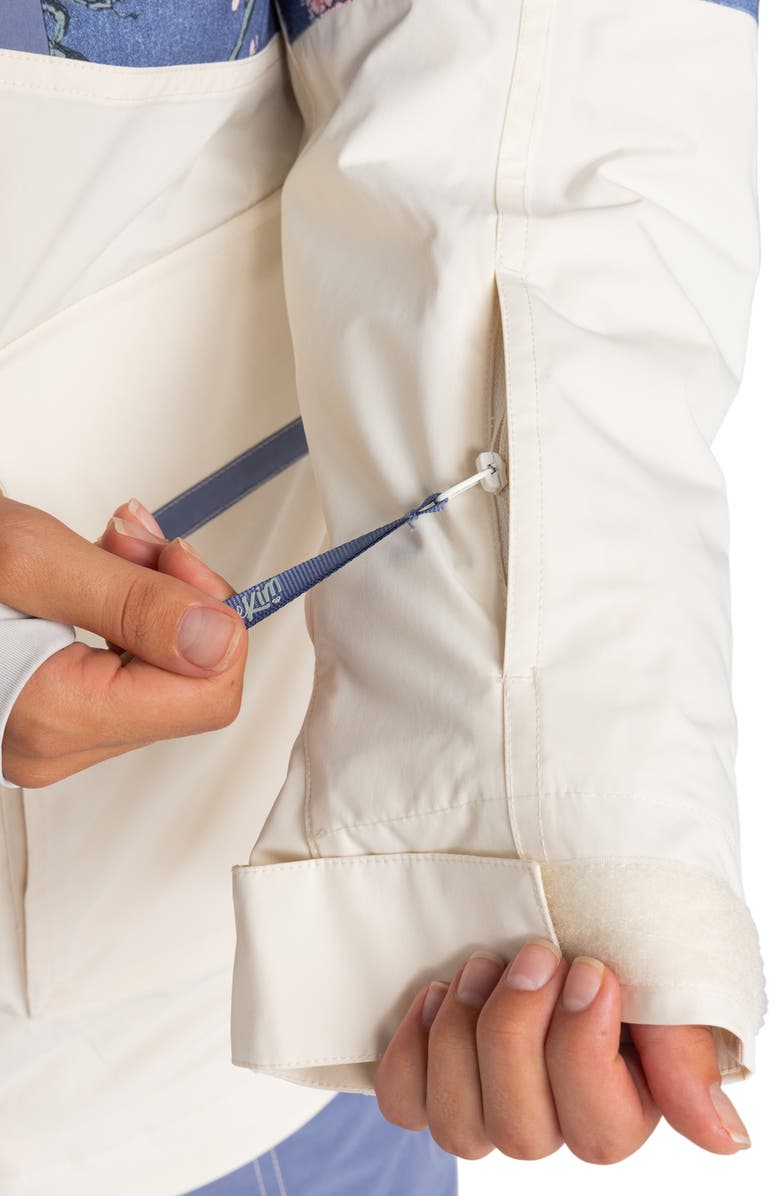 Roxy Chloe Kim Water Resistant Hooded Insulated Jacket, Alternate, color, 