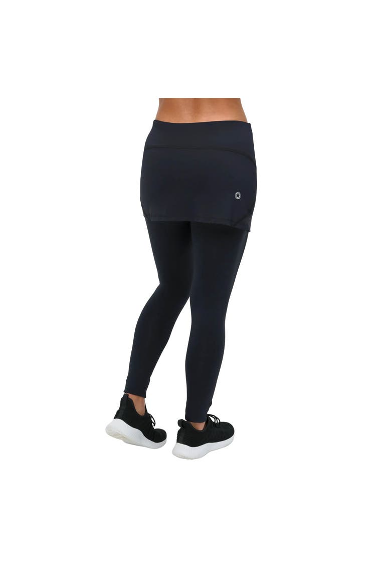 Women's Skirt with Leggings with Sun and UV Protection, Alternate, color, Black
