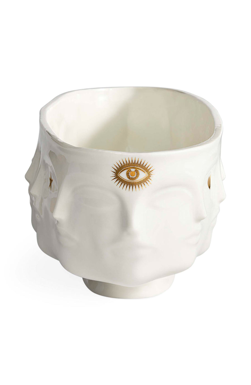 Jonathan Adler Gilded Dora Maar Bowl In White
