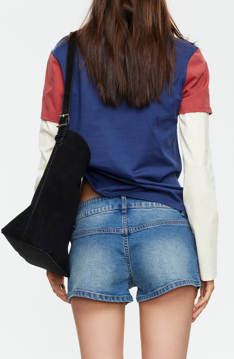 LIONESS The Brass Layered Long Sleeve T-Shirt, Alternate, color, Twilight