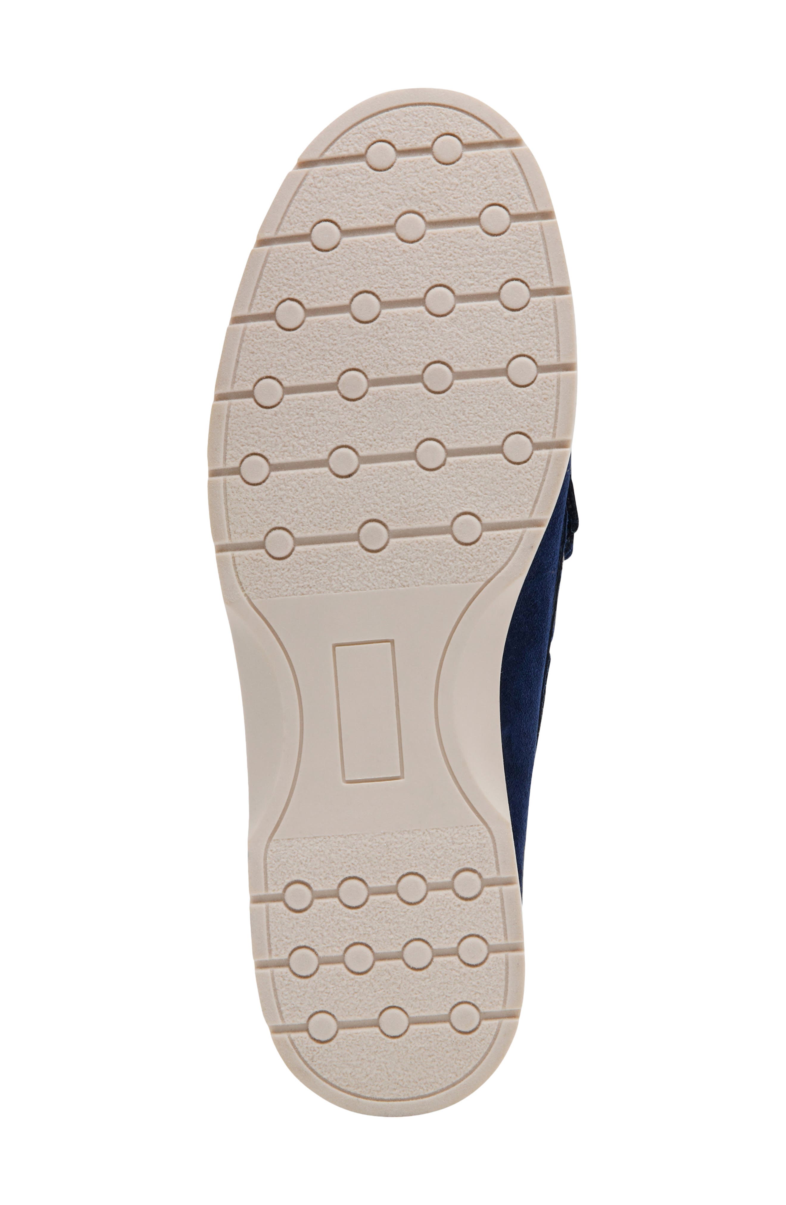 Anne Klein Allie Boat Shoe, Alternate, color, Navy Suede