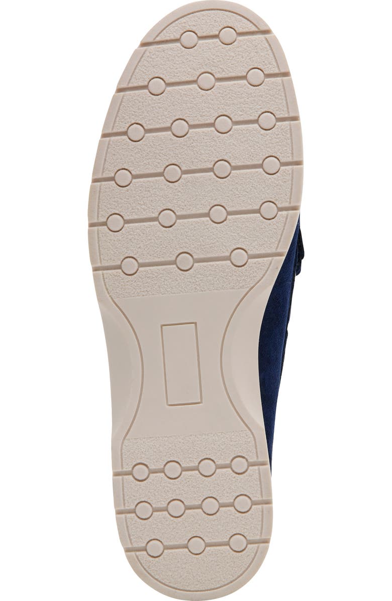 Anne Klein Allie Boat Shoe, Alternate, color, Navy Suede