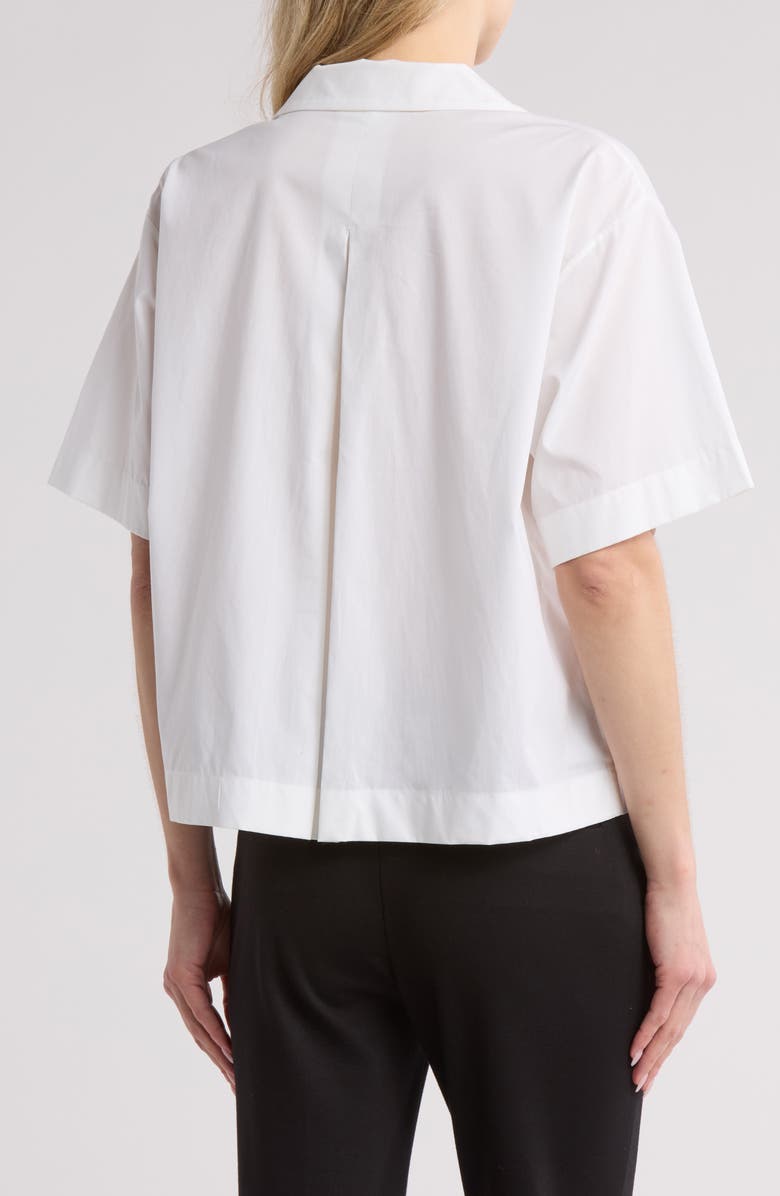 rag & bone Reese Short Sleeve Button-Up Shirt, Alternate, color, White