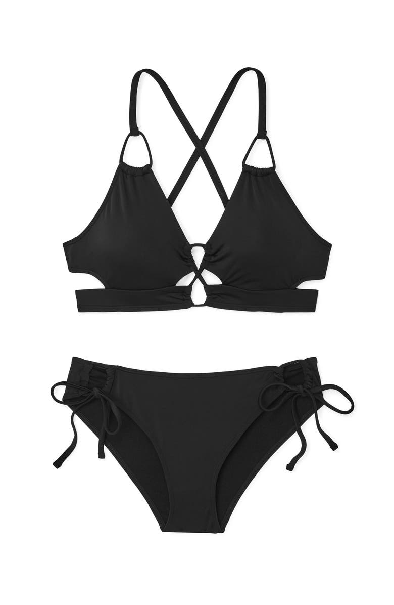 Adore Me Tatiana Swimwear Bra, Alternate, color, Black
