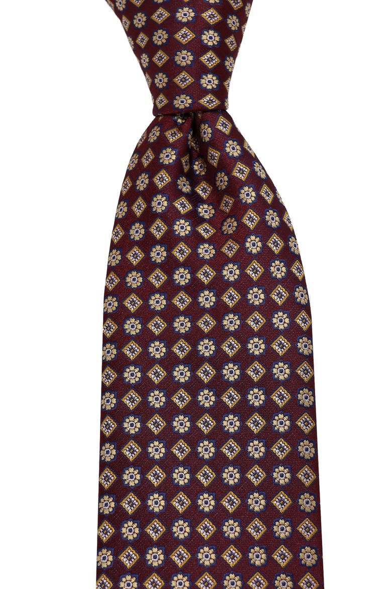 Neat Tie, Alternate, color, BURGUNDY
