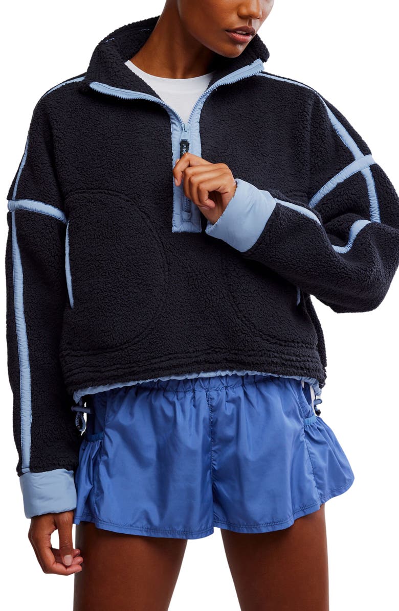 Free People FP Movement Mountain High Fleece Half Zip Pullover, Main, color,