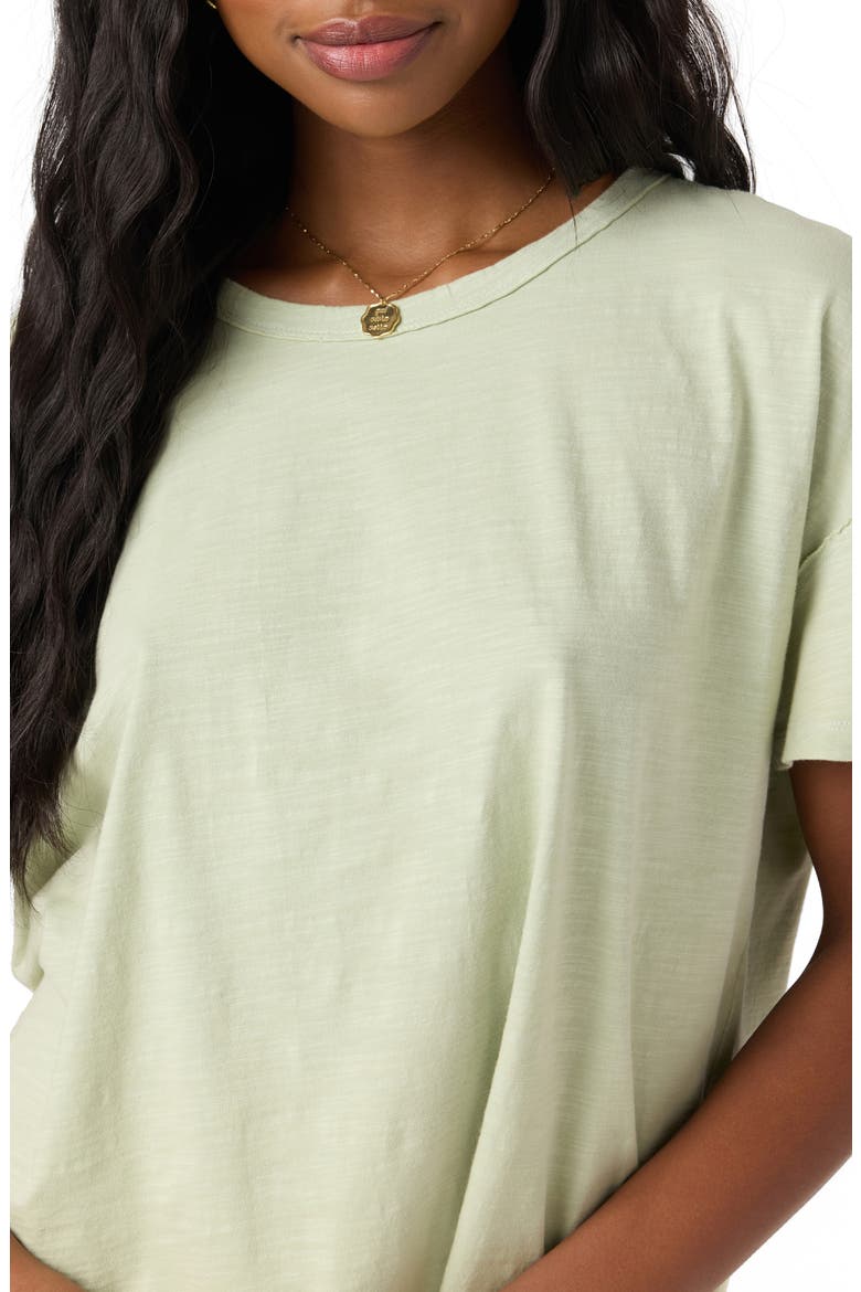 Wavelength Slub Cotton Jersey Crewneck T-Shirt, Alternate, color, SEAFOAM