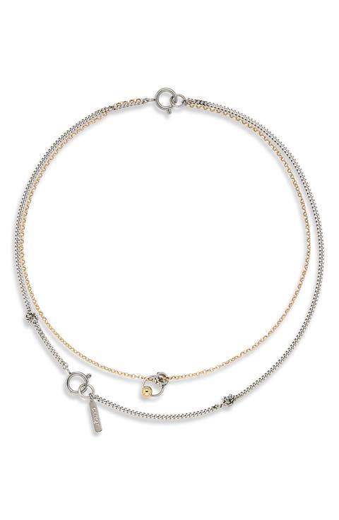Clark Layered Mixed Metal Necklace