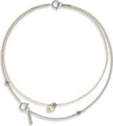 Justine Clenquet Clark Layered Mixed Metal Necklace