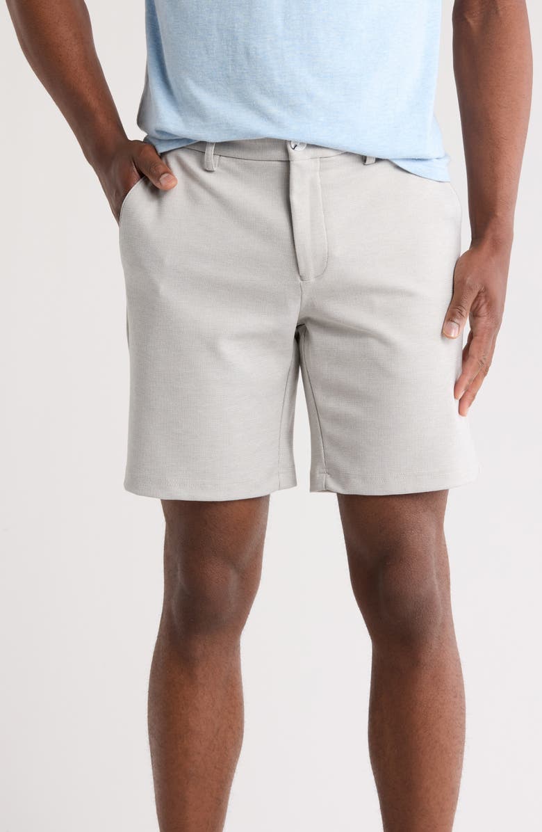 WESTZEROONE Fenris Knit Chino Shorts, Main, color, Pearl