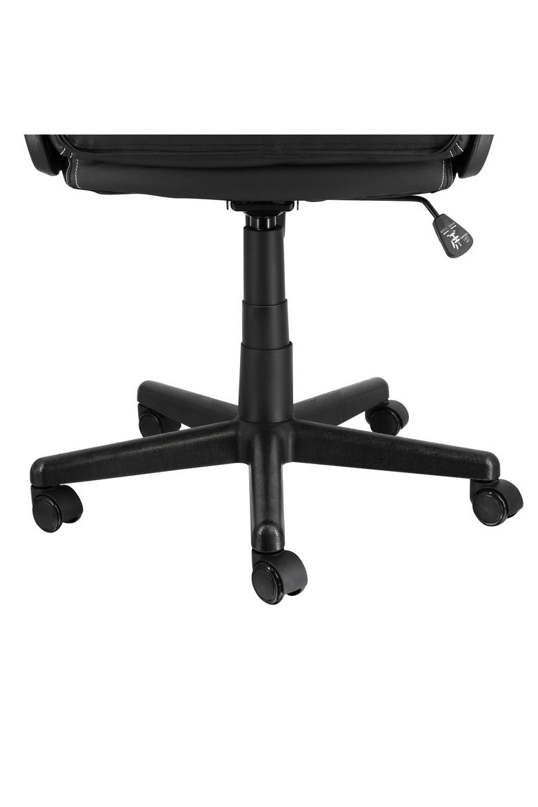 High Back Adjustable Office Chair, Alternate, color, Black