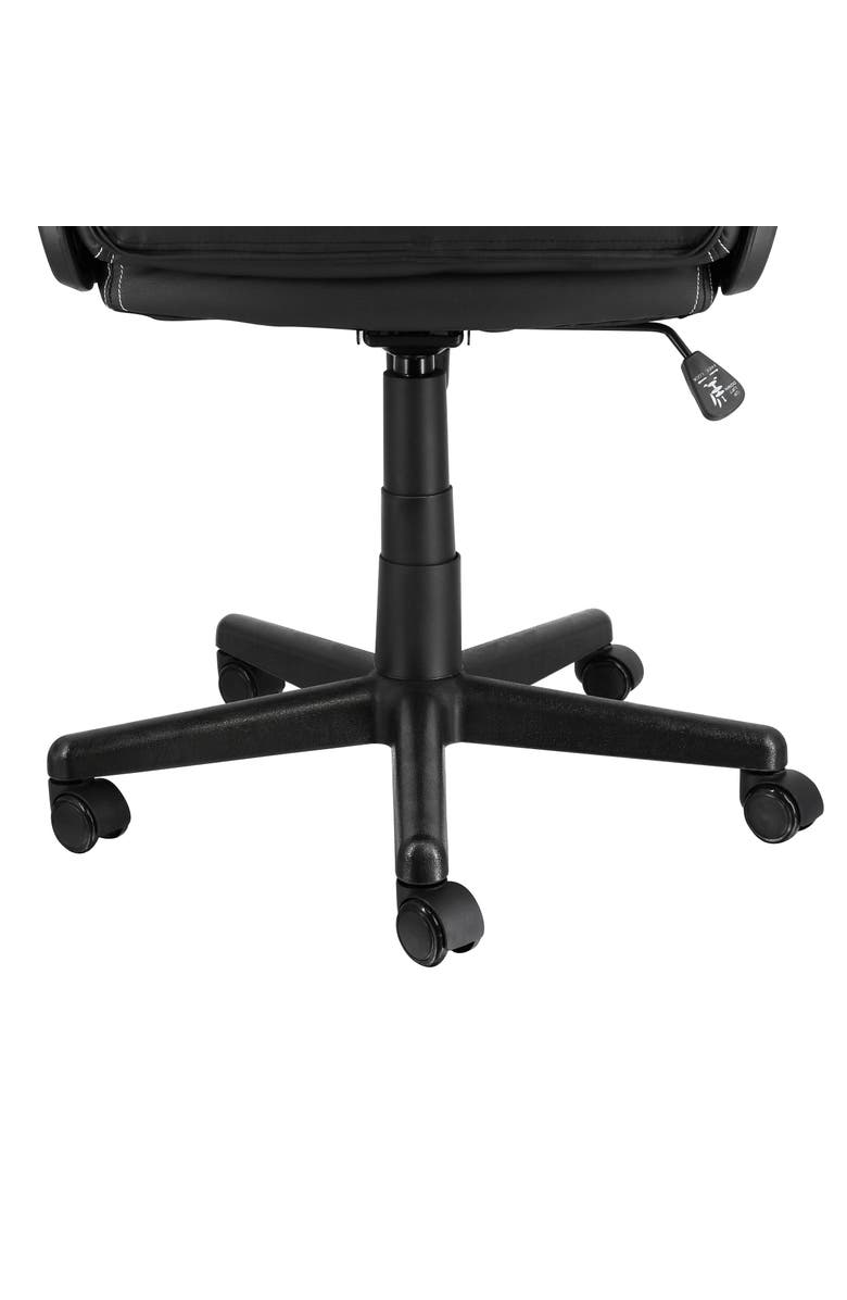 Elama High Back Adjustable Office Chair, Alternate, color, Black