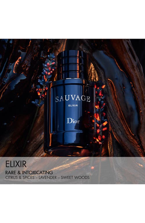 Dior Sauvage Elixir Fragrance In Transparent