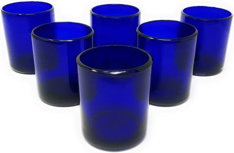 Solid Tumbler Glasses - Set of 6