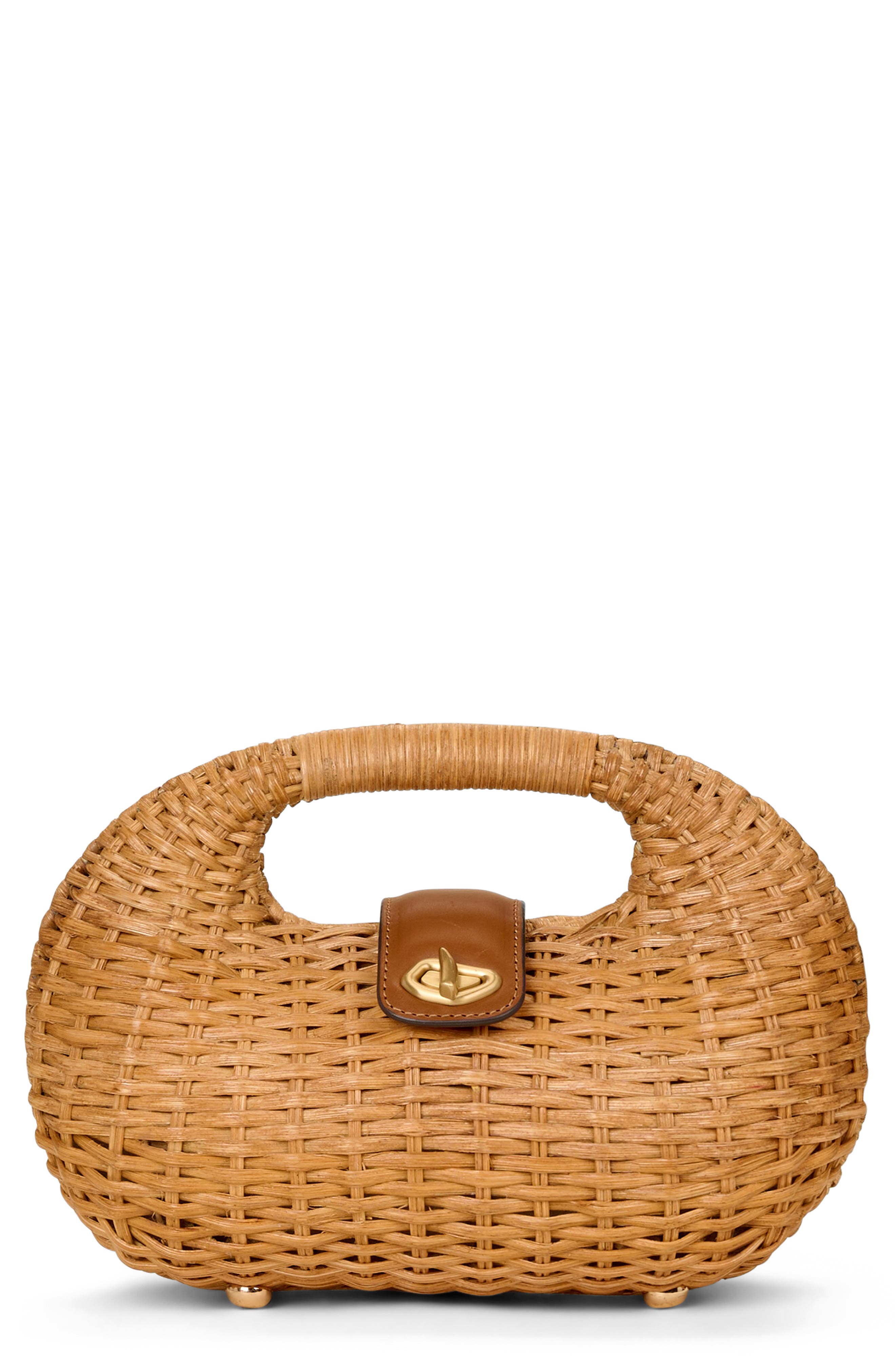 Cult Gaia Lydia Rattan Crossbody Bag, Main, color, 