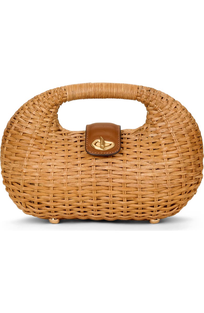Cult Gaia Lydia Rattan Crossbody Bag, Main, color,