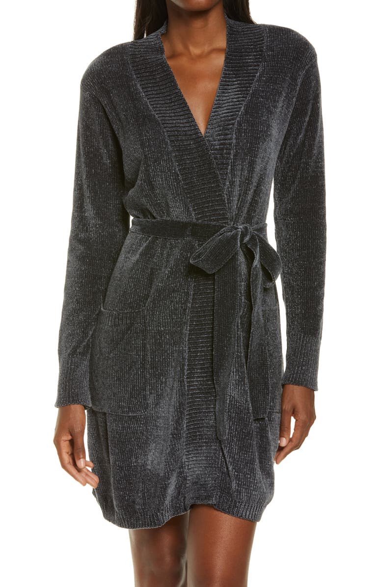 Natori Tranquility Chenille Short Robe, Main, color,