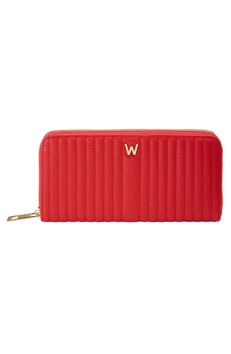 WOLF Mimi Continental Wallet, Main, color, Red