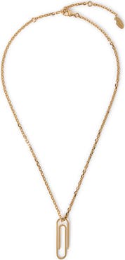 OFF WHITE Women's Paperclip Necklace