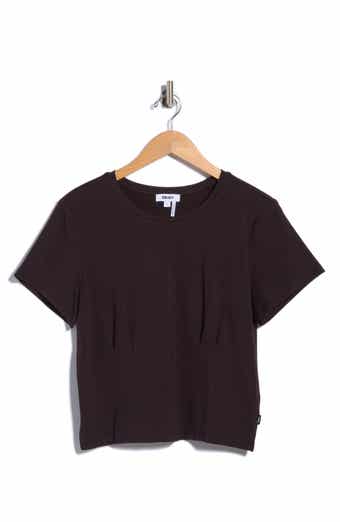 Double Pleated Corset T-Shirt
