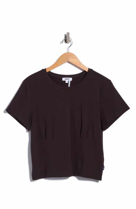 Double Pleated Corset T-Shirt