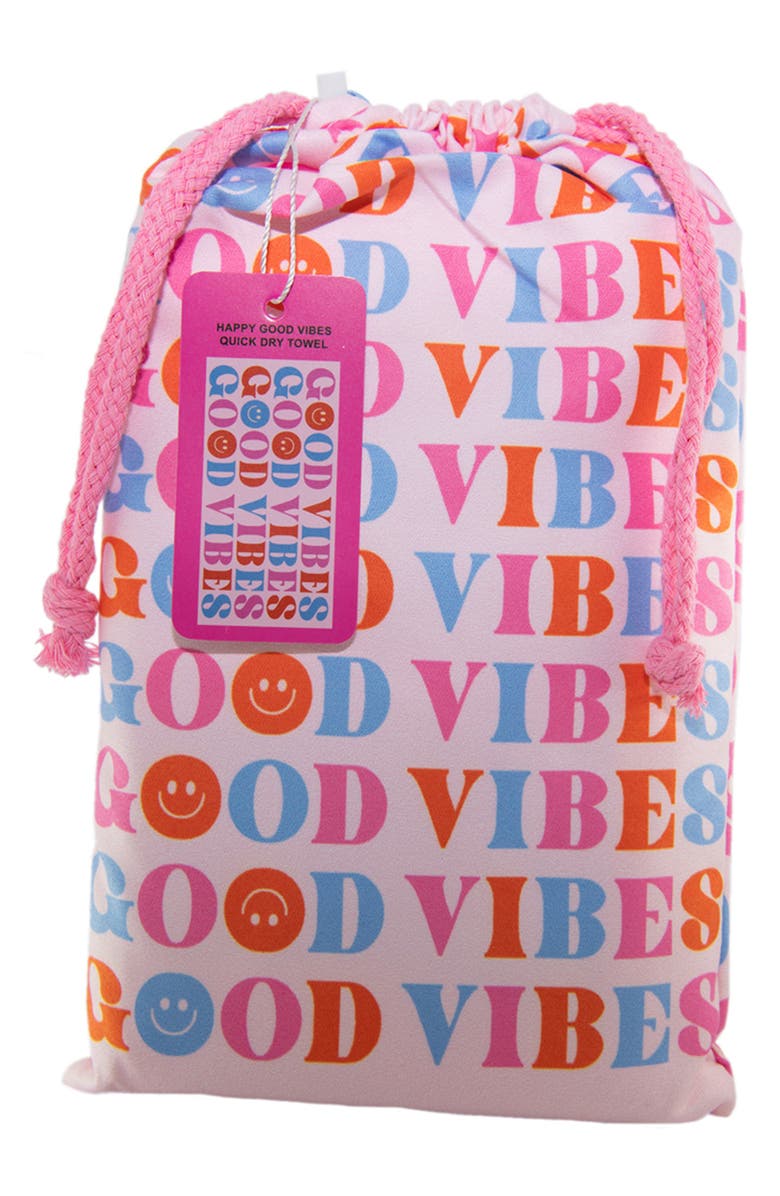 Katydid Happy Good Vibes Towel, Alternate, color,