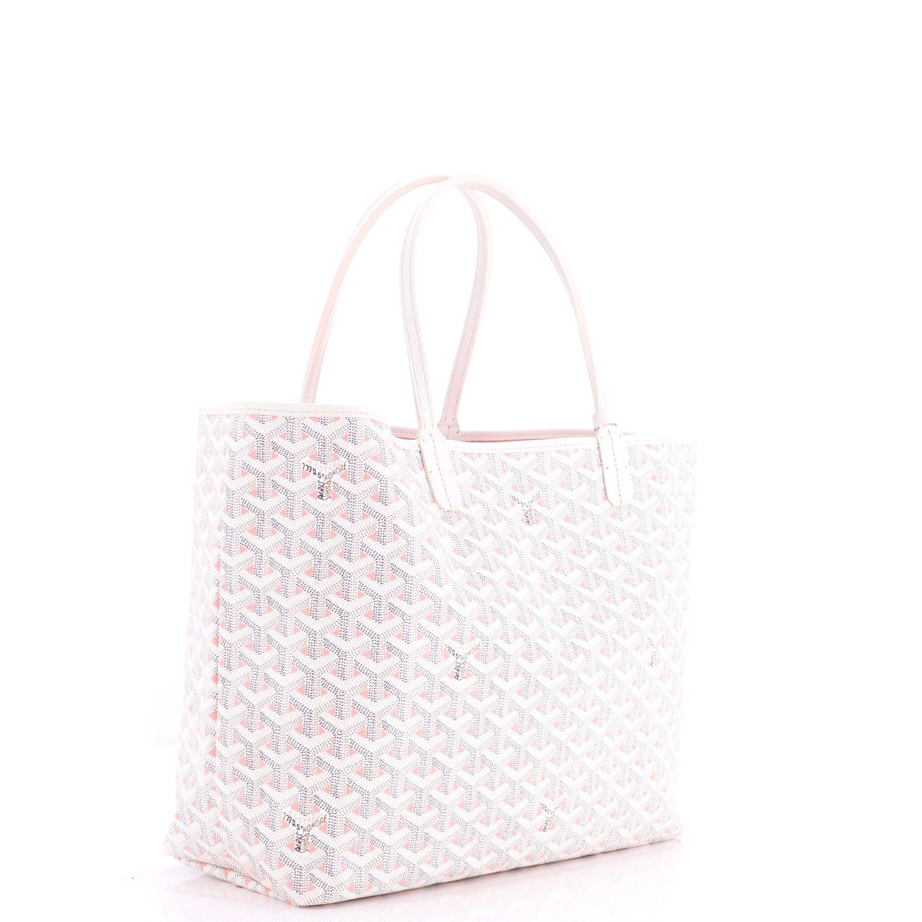 Pre-Owned Goyard Saint Louis Tote Claire Voie Coated Canvas PM, Alternate, color, Pink