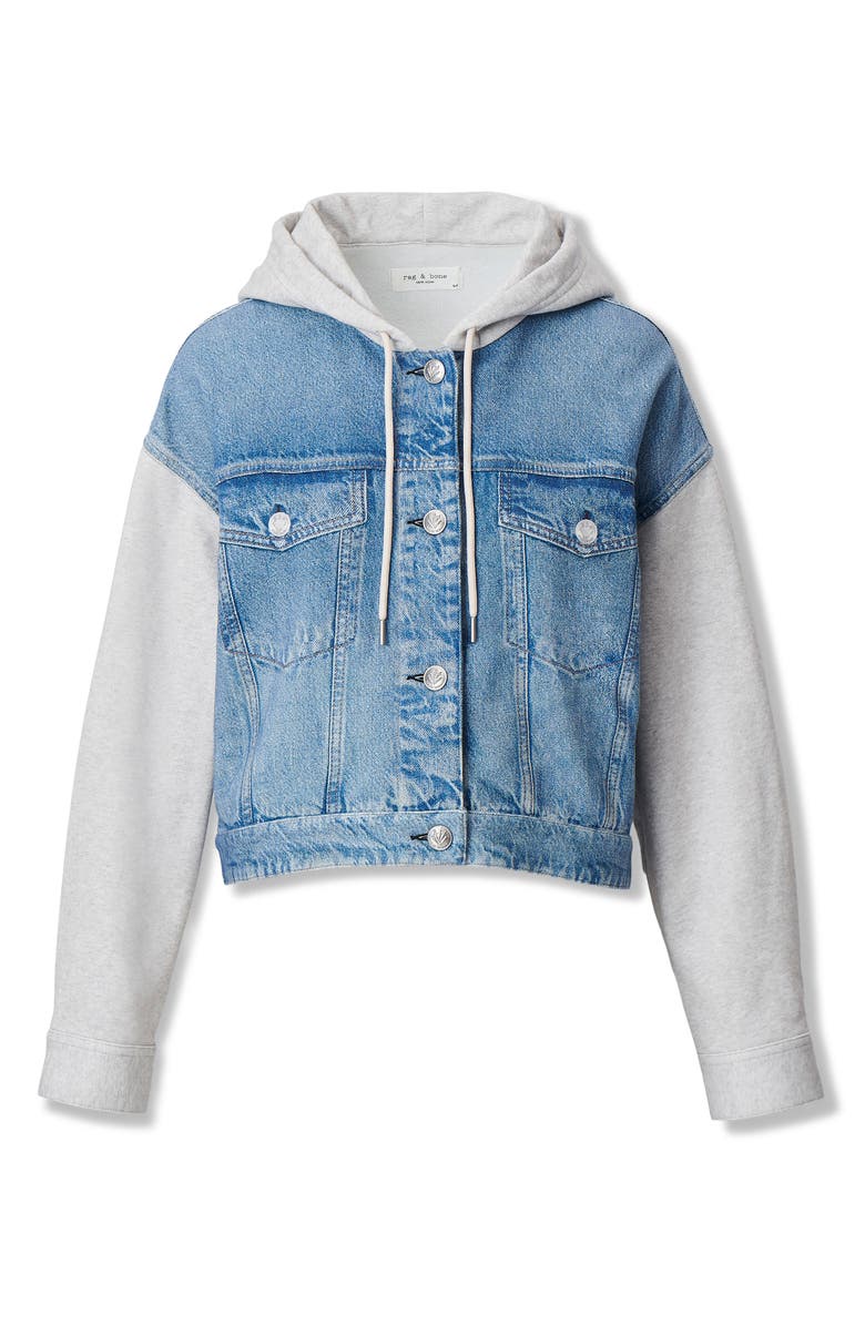 rag & bone Miramar Mixed Media Jacket, Alternate, color, Sport